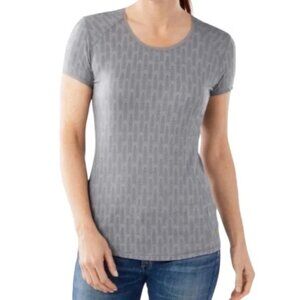 Smartwool x Charley Harper Pattern Gray Base Layer Merino Wool Shirt Top M